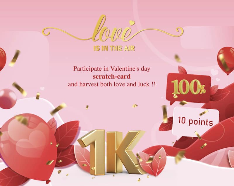 AUS Global Announces Exciting Valentine's Day Scratch-Card Event with Over $1,000 in Rewards